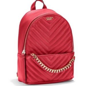 Victoria Secret Red Backpack